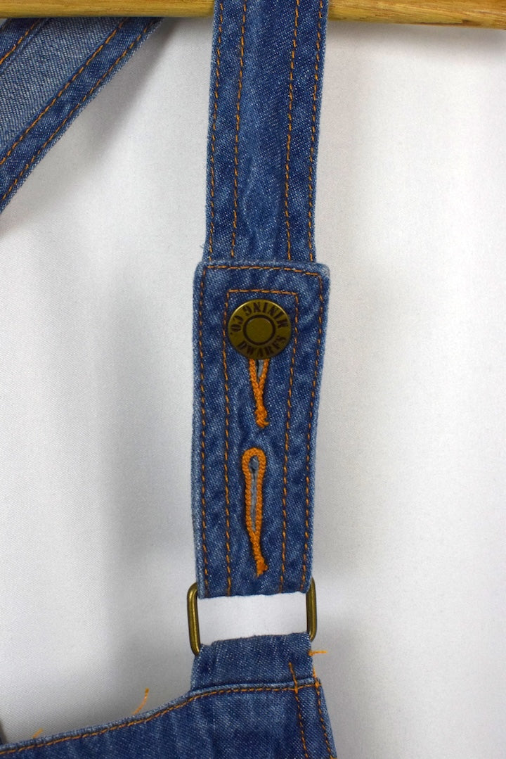 90's Snow White & The 7 Dwarfs Denim Overalls - Image 3