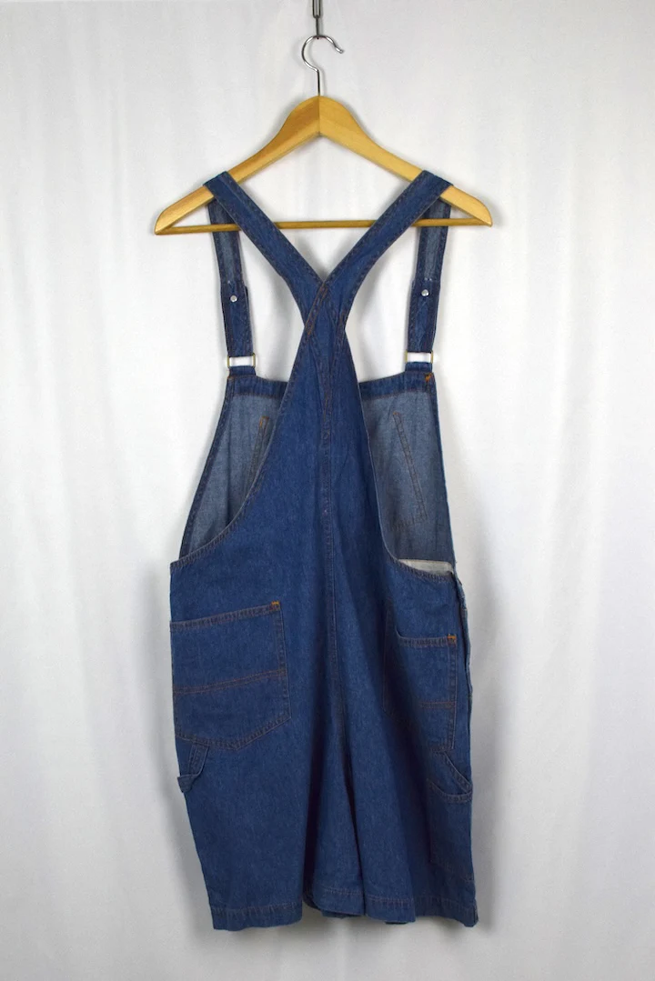 90's Snow White & The 7 Dwarfs Denim Overalls - Image 4