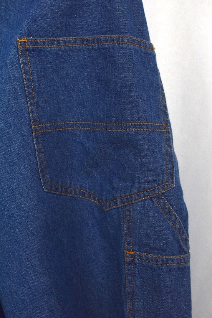 90's Snow White & The 7 Dwarfs Denim Overalls - Image 5