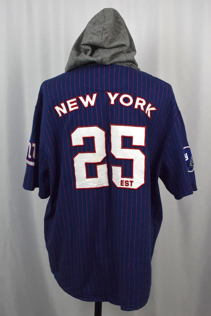 New York Giants NFL Short Sleeve Hoodie - Image 5