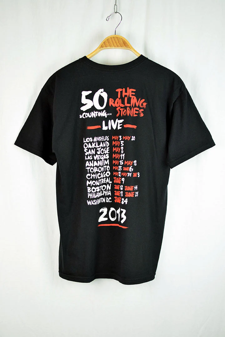NEW 2013 The Rolling Stones Live Tour T-Shirt - Image 3