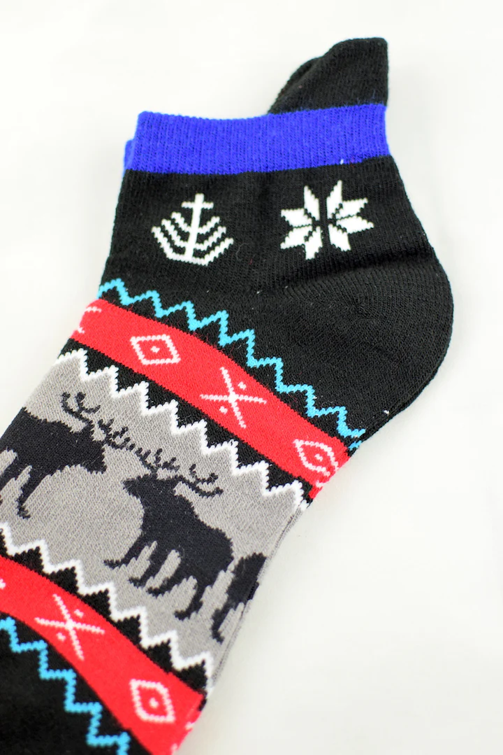 NEW Aztec Deer Anklet Socks - Image 2