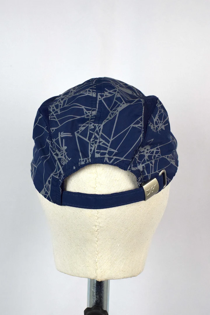 NEW Blue Abstract Pattern Sports Cap - Image 4