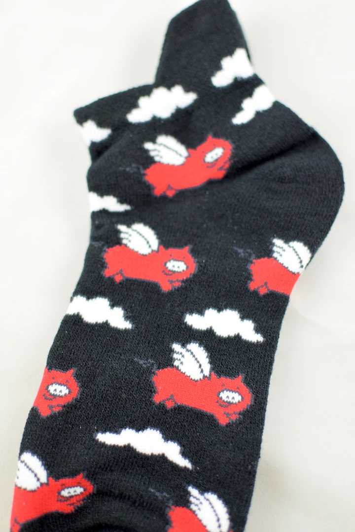NEW Flying Pig Anklet Socks - Image 3