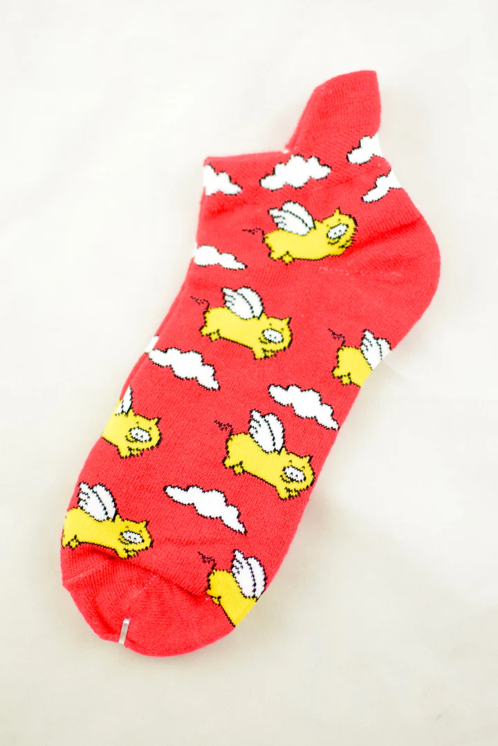 NEW Flying Pig Anklet Socks - Image 4