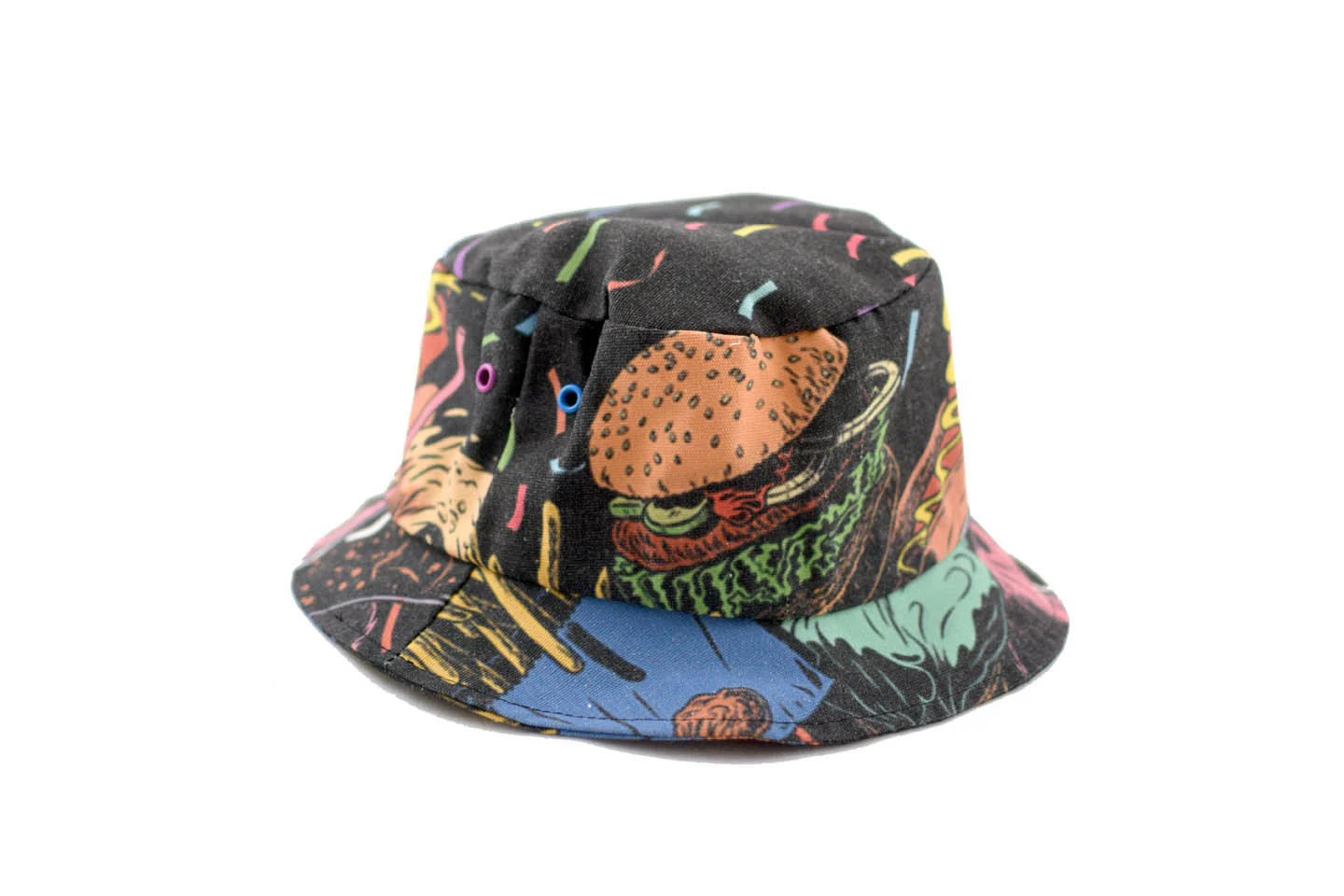 NEW Takeaway Food Print Bucket Hat
