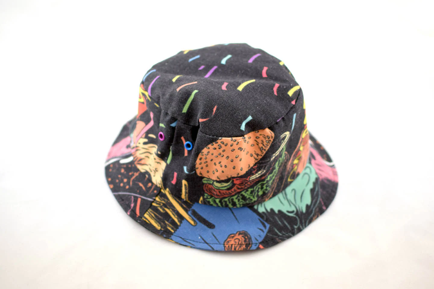NEW Takeaway Food Print Bucket Hat - Image 2