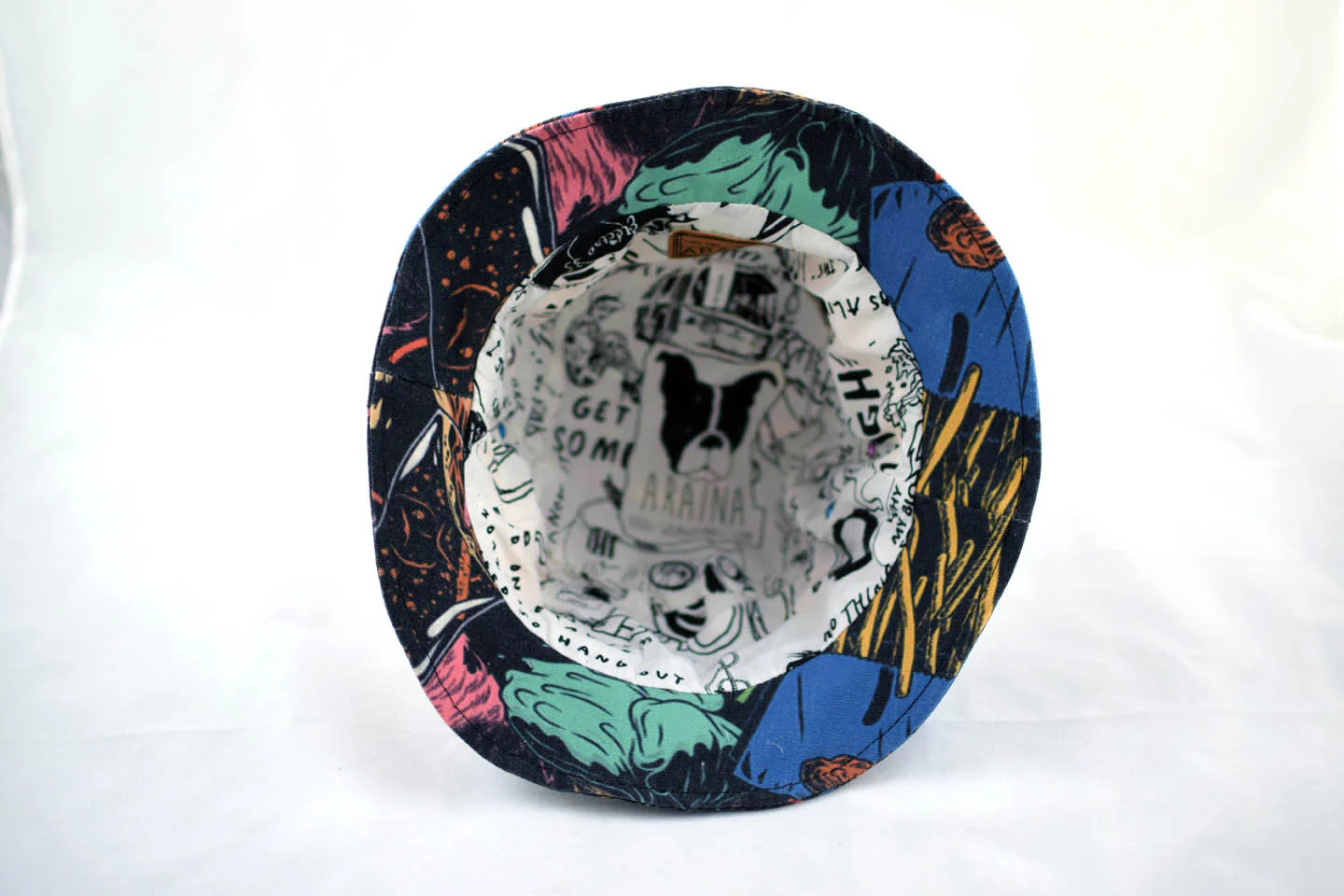 NEW Takeaway Food Print Bucket Hat - Image 3