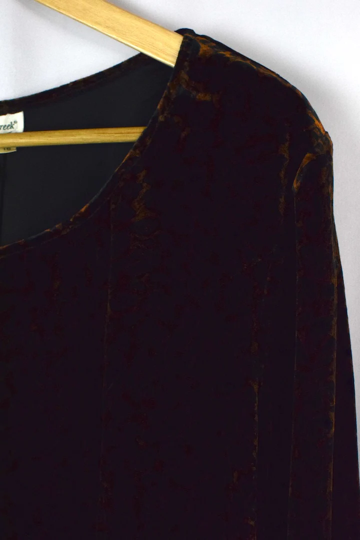 Leopard Print Velvet Top - Image 3