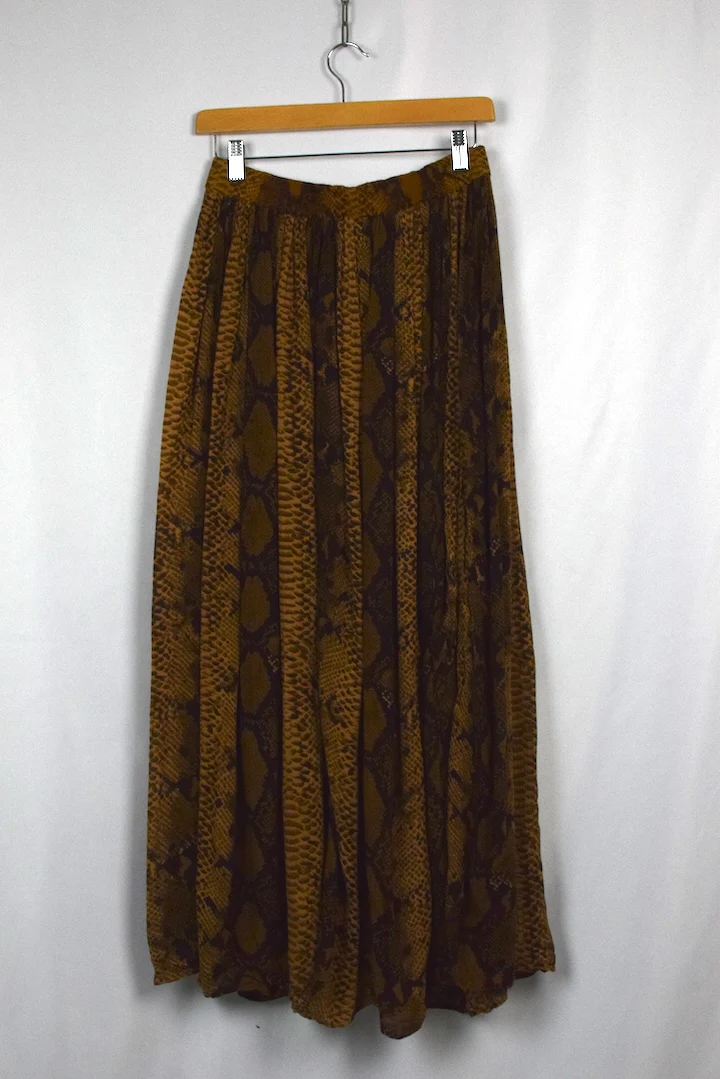Reptile Print Skirt - Image 3