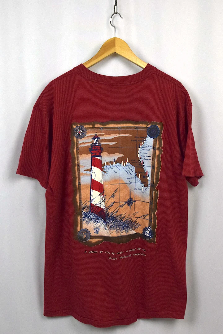 80s/90s Florida Lighthouse T-shirt - Image 3