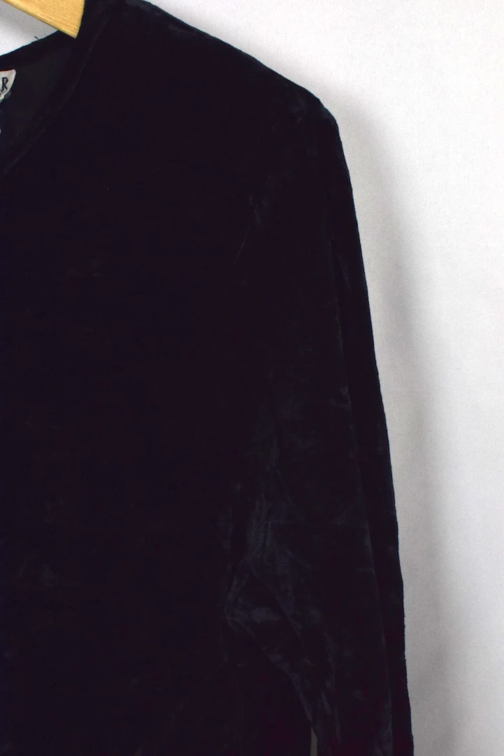 Black Velvet Dress - Image 2
