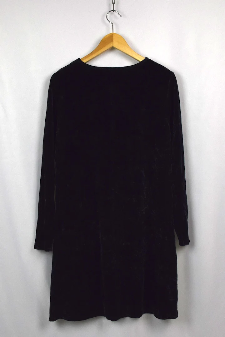 Black Velvet Dress - Image 3