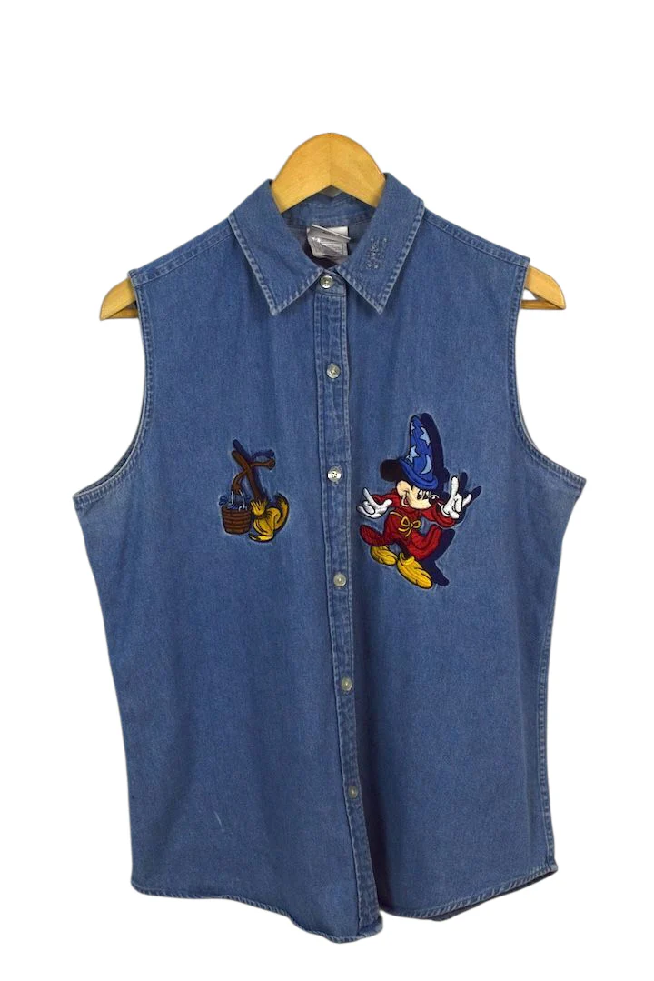 90s/00s Disney Fantasia Denim Shirt