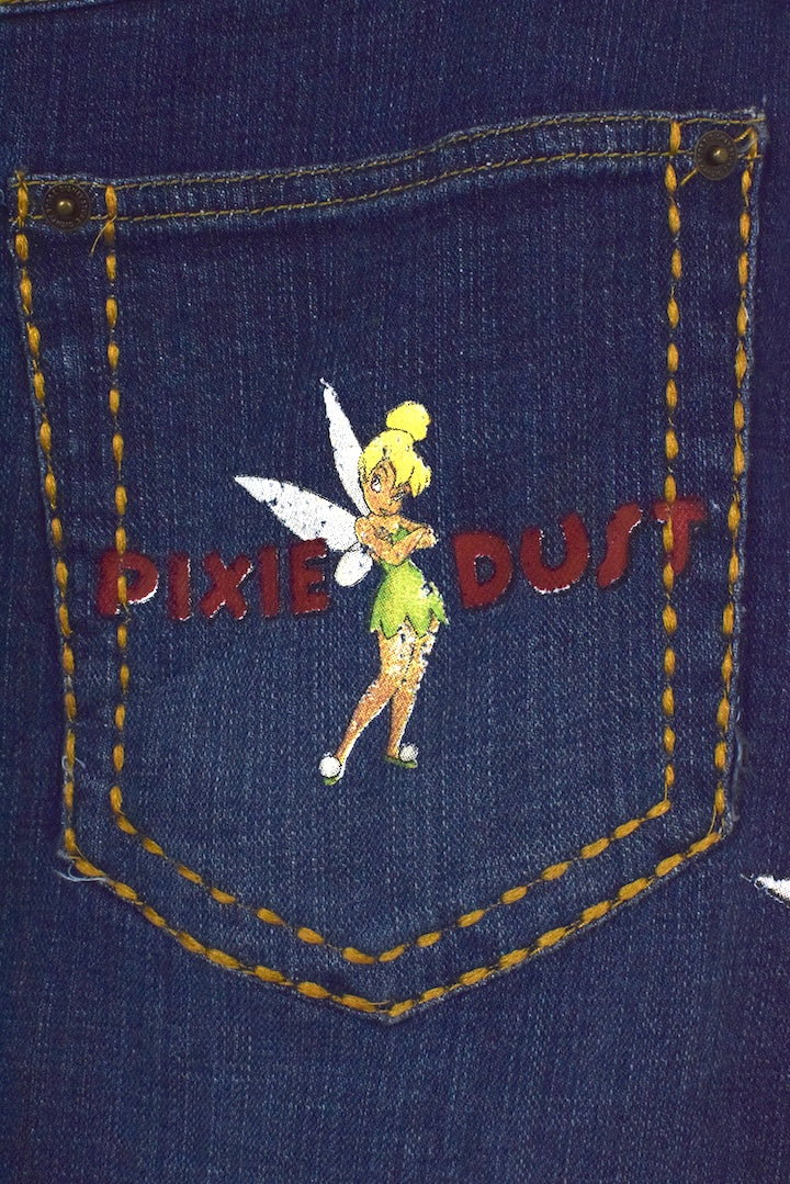 00s Tinkerbell Denim Skirt - Image 5