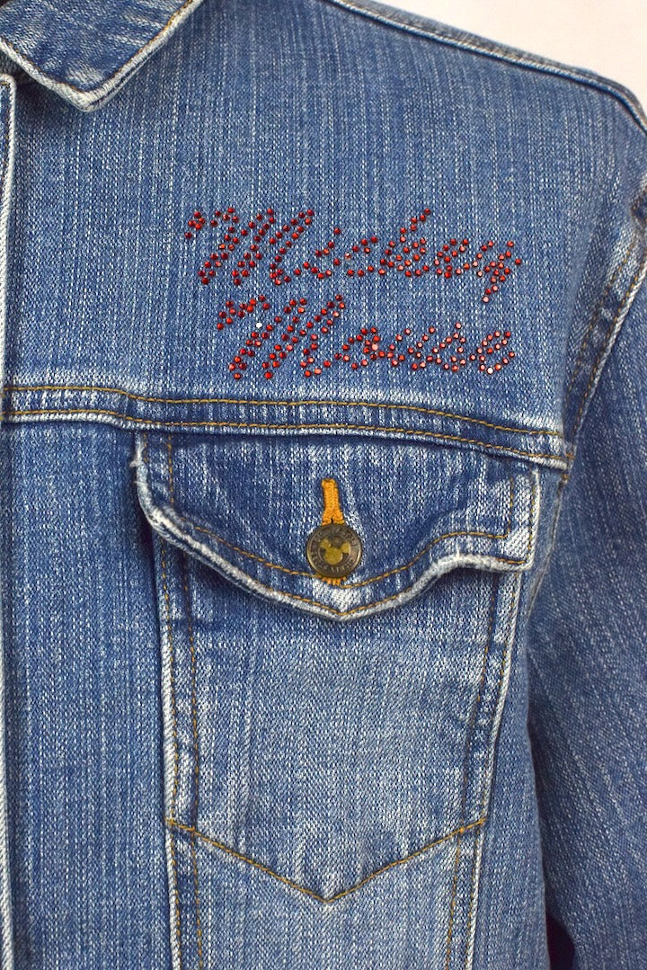 90s/00s Mickey Mouse Denim Jacket - Image 2