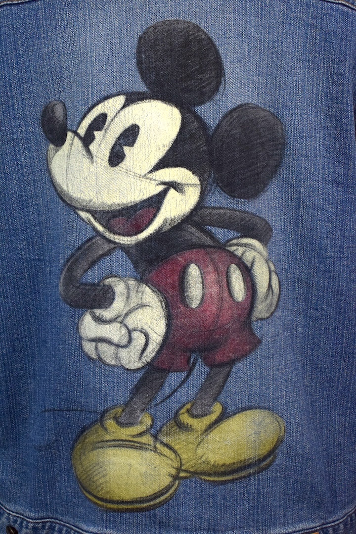 90s/00s Mickey Mouse Denim Jacket - Image 4