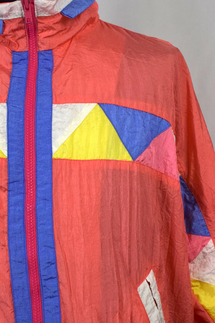 80s/90s Peach Spray Jacket - Image 2