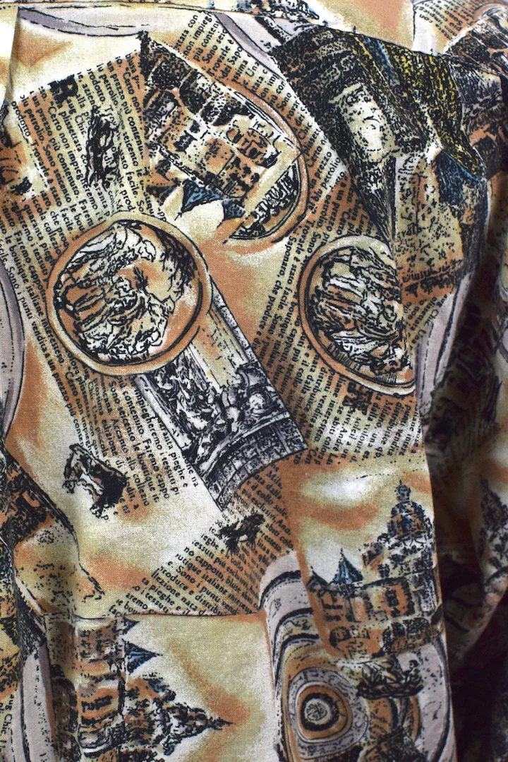 Abstract Castle Print Shirt - Image 4