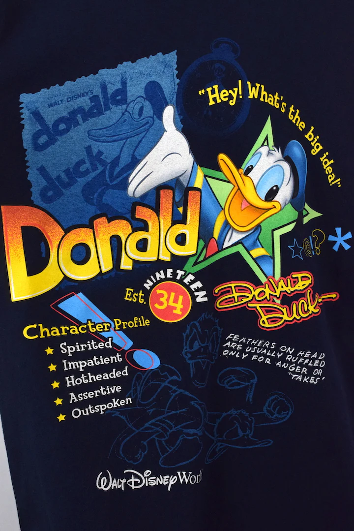 90s/00s Donald Duck T-shirt - Image 2