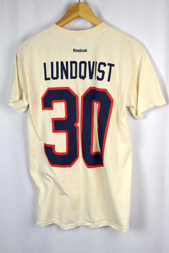 2012 Henndrik Lundqvist New York Rangers T-shirt - Image 5