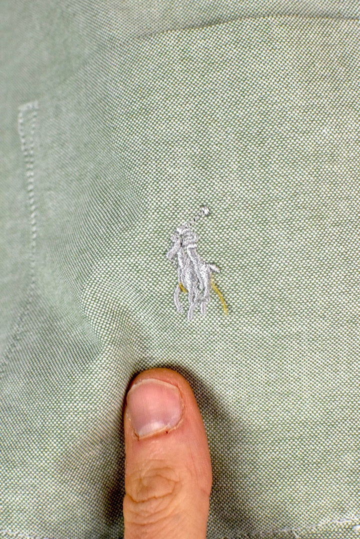 Reworked Cropped Ralph Lauren Brand Top - Image 3