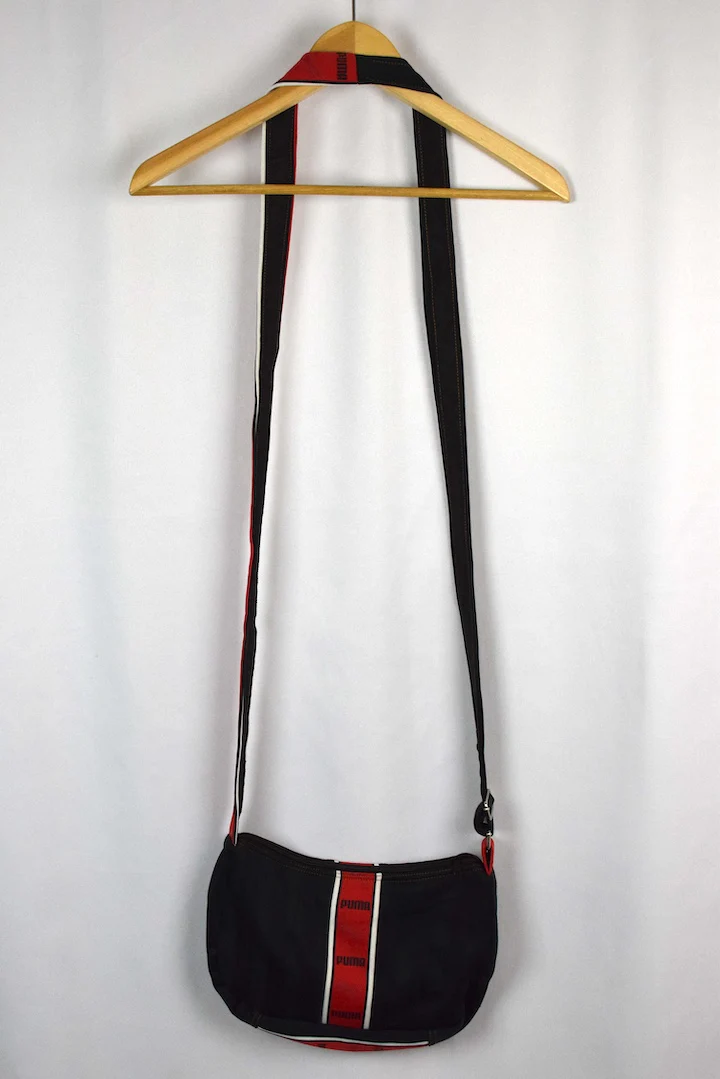 Reworked Puma Brand Zip Satchel Bag - Image 4