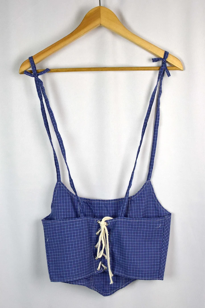 Reworked Ralph Lauren Brand Corset Style Top - Image 3