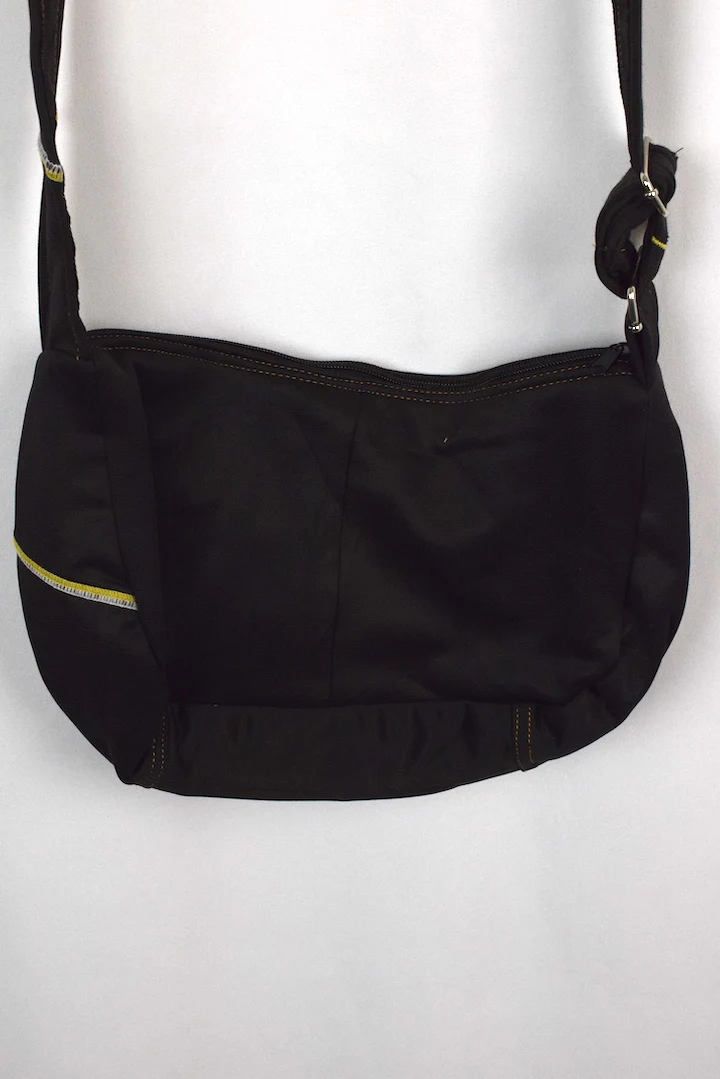 Reworked Adidas Brand Zip Satchel Bag - Image 5