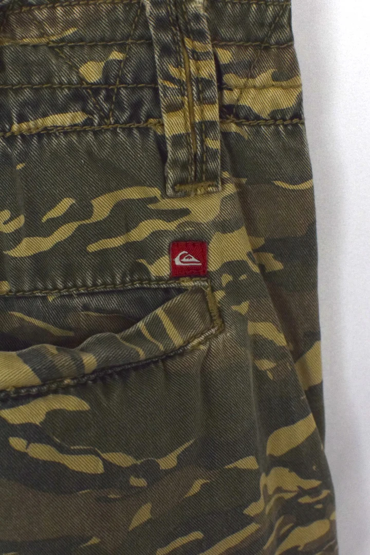 Quicksilver Brand Camouflage Denim Shorts - Image 6
