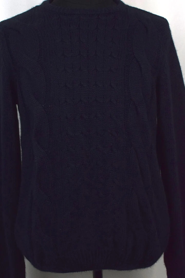Navy Knitted Jumper - Image 3