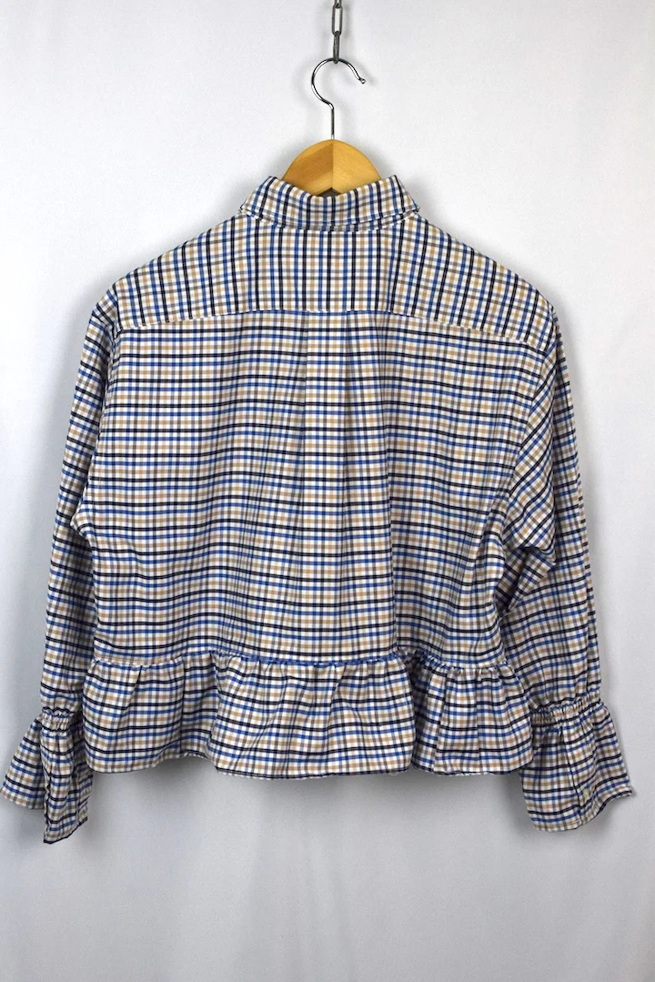 Reworked Cropped Ralph Lauren Brand Top - Image 3