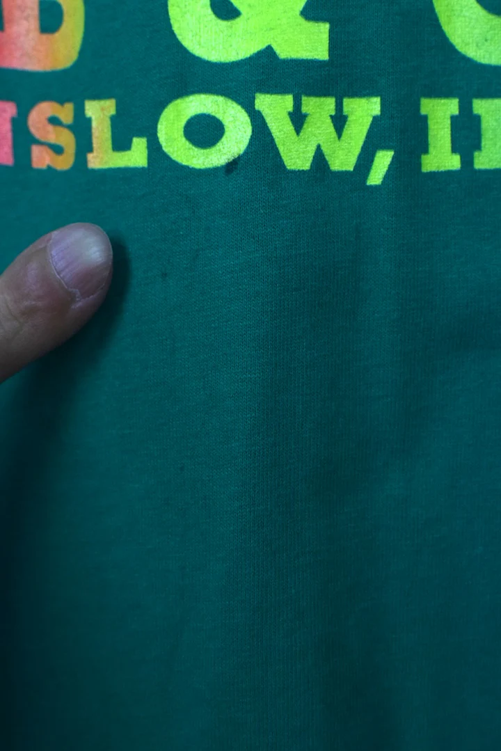 80s/90s Davys J's Pub & Grub T-shirt - Image 3