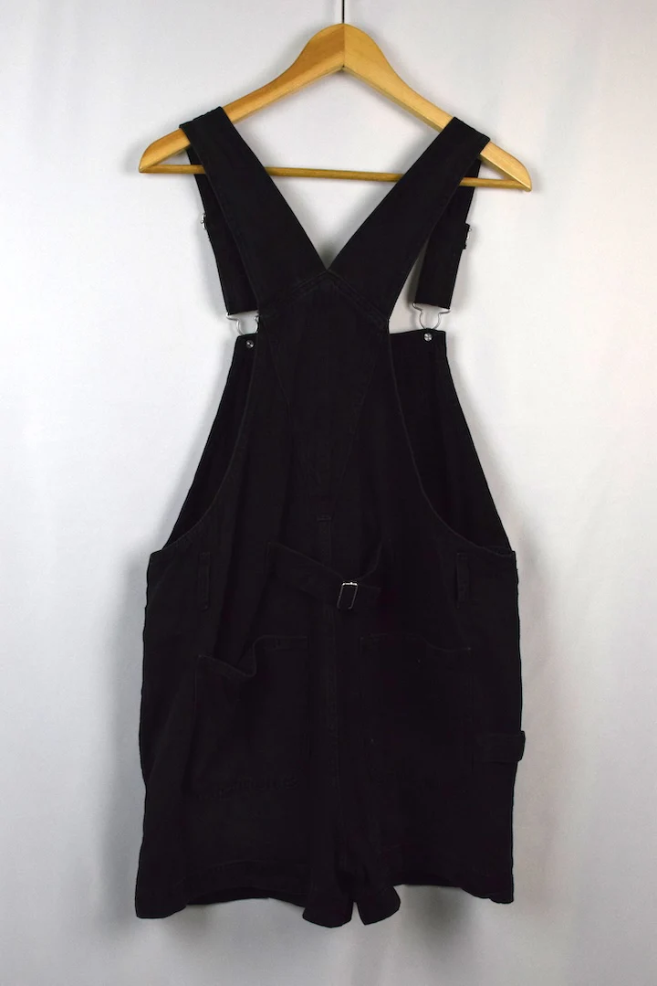 Black Denim Overalls - Image 4