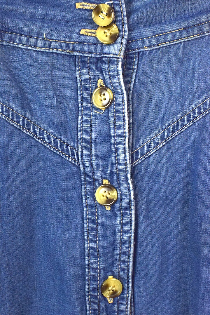 Reworked Denim Skirt - Image 2
