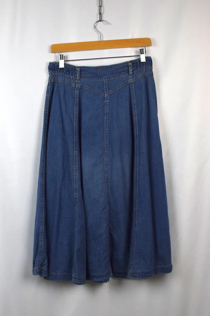 Reworked Denim Skirt - Image 3