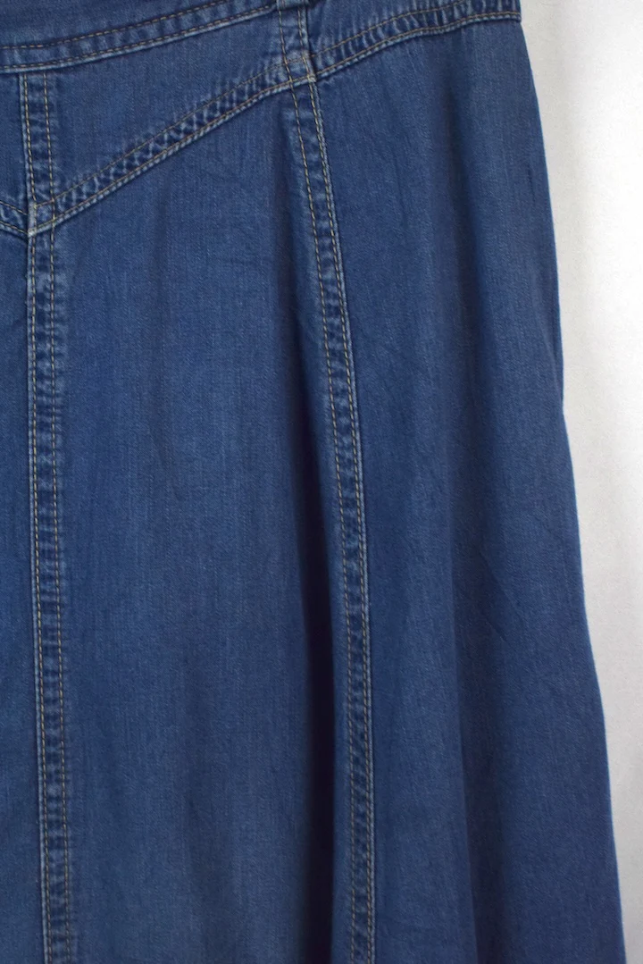 Reworked Denim Skirt - Image 4