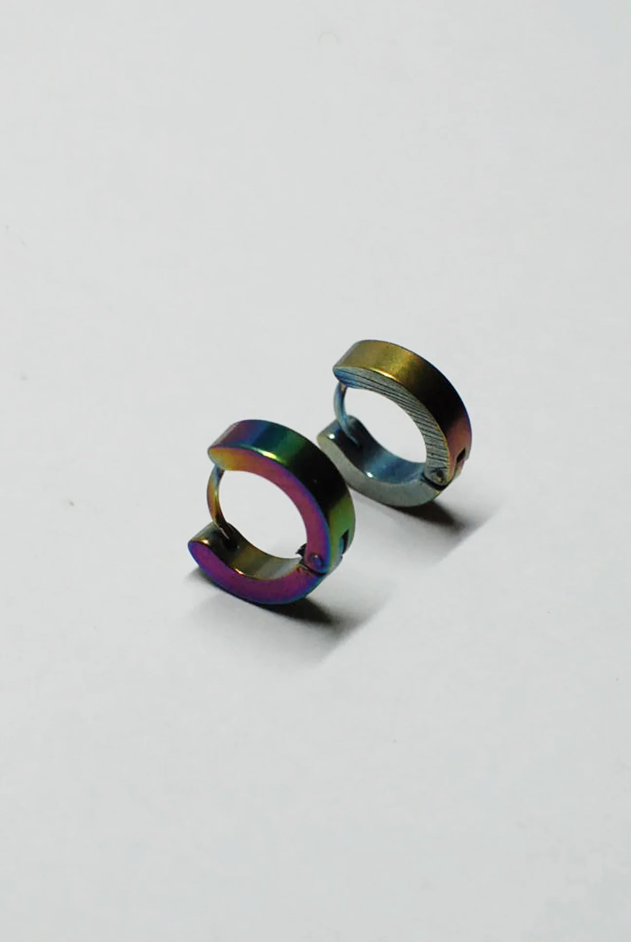Punk Rock Stainless Steel Small Hoops - Image 4