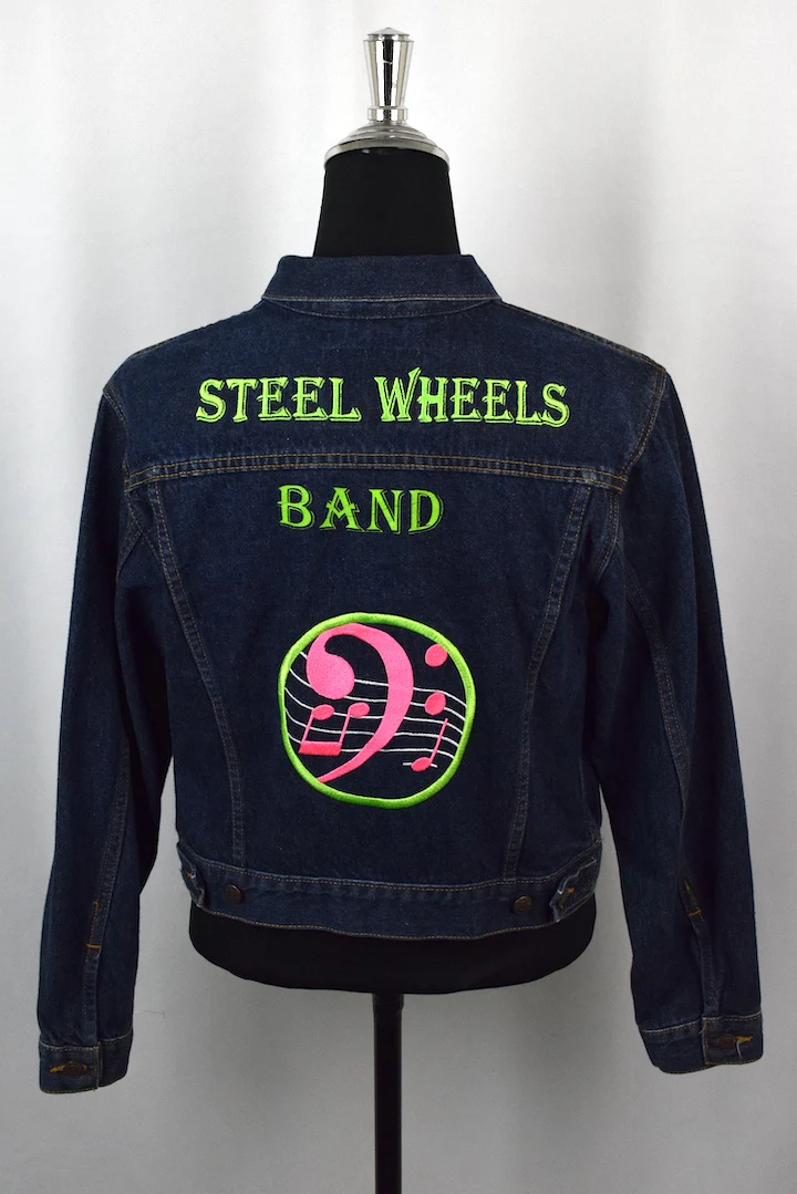 Steel Wheelers Band Denim Jacket - Image 3