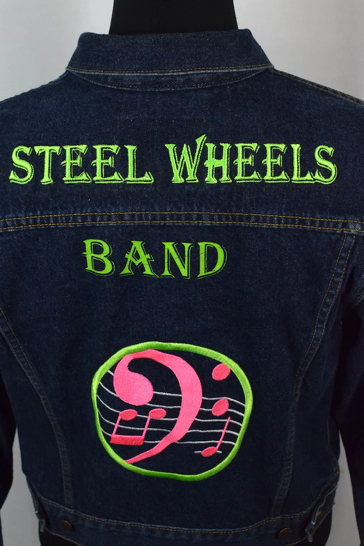 Steel Wheelers Band Denim Jacket - Image 5
