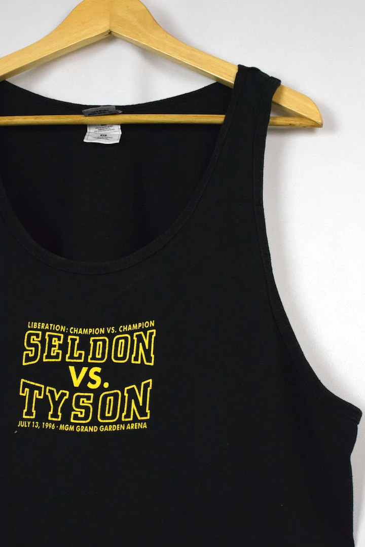 1996 Bruce Seldon Vs Mike Tyson singlet - Image 2