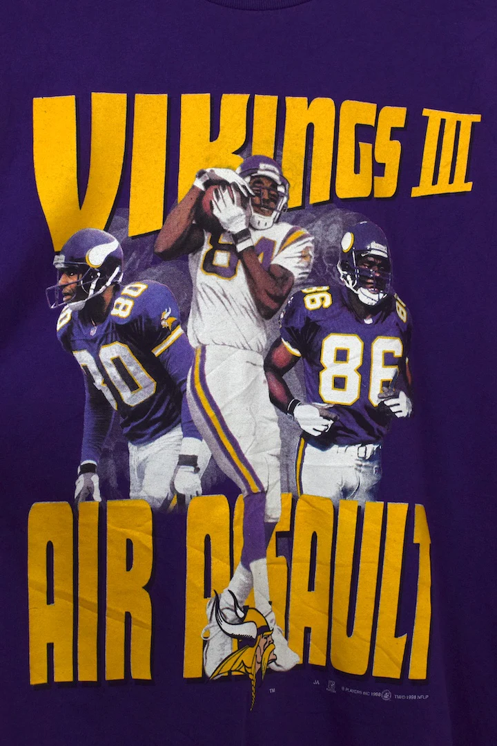 1998 Minnesota Vikings NFL T-Shirt - Image 2