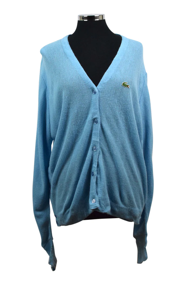 80s/90s Ladies Lacoste Brand Cardigan