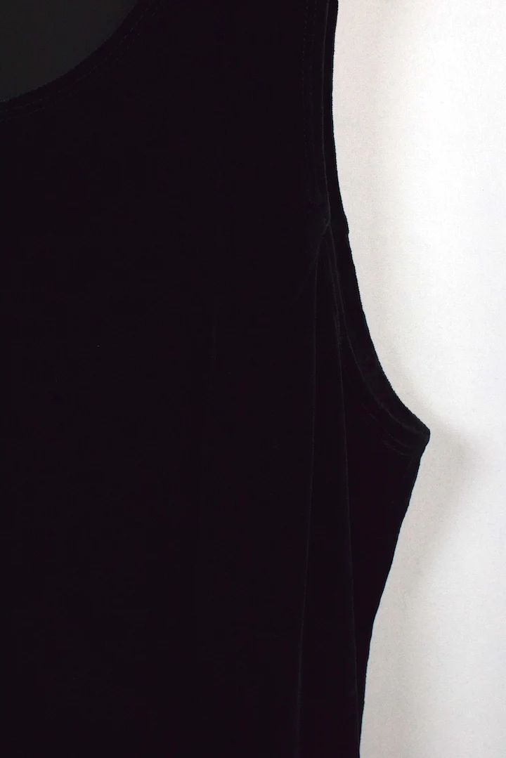 Black Velvet Dress - Image 2
