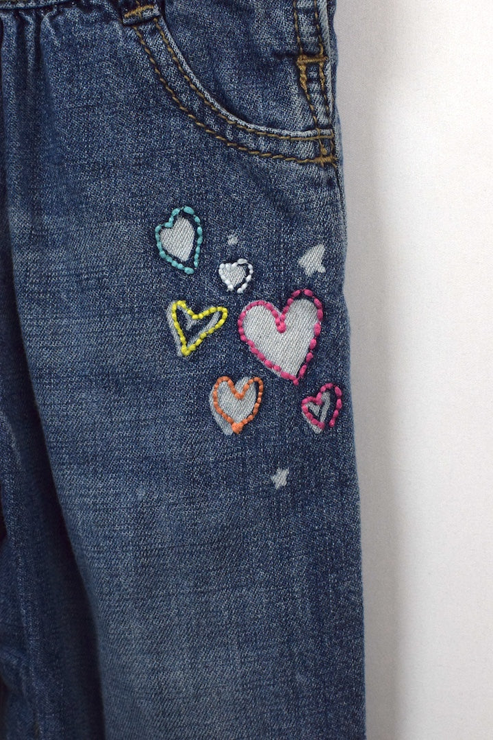 Oshkosh Brand Childrens Denim Overalls - Image 3