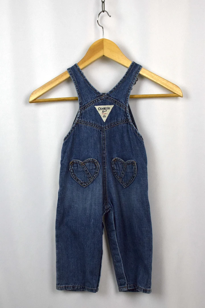 Oshkosh Brand Childrens Denim Overalls - Image 4