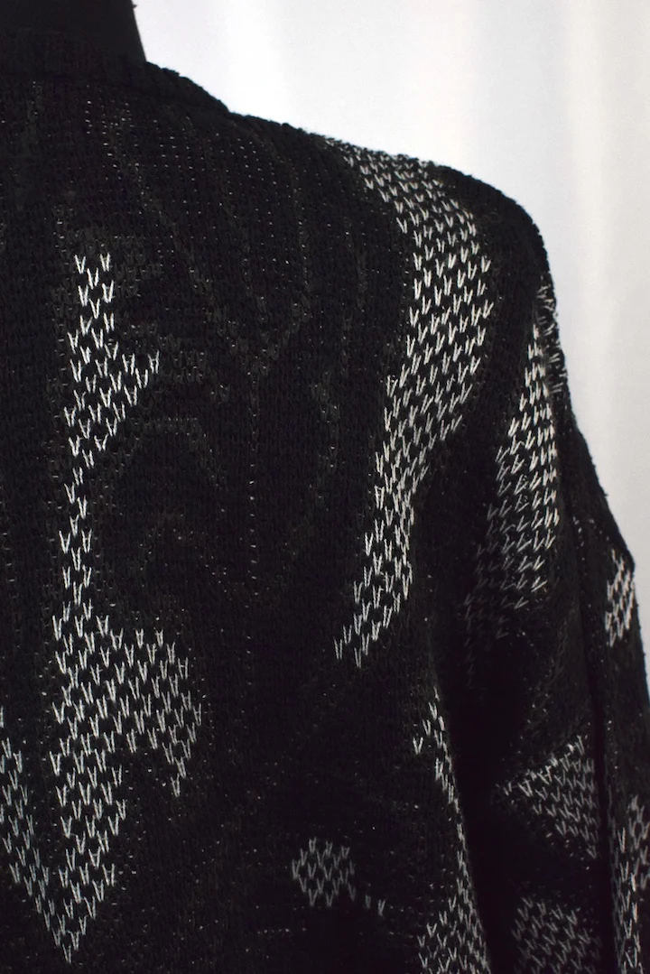 Abstract Knitted Jumper - Image 4