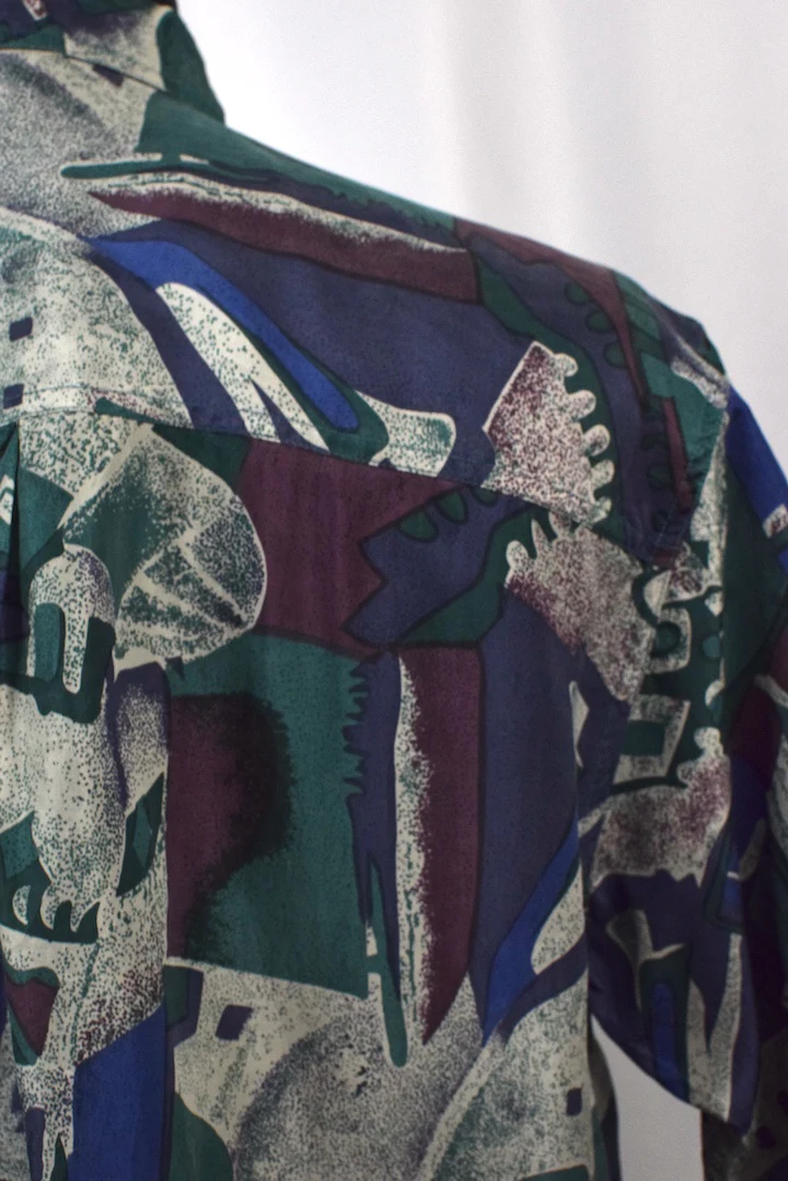 Abstract Print Shirt - Image 4