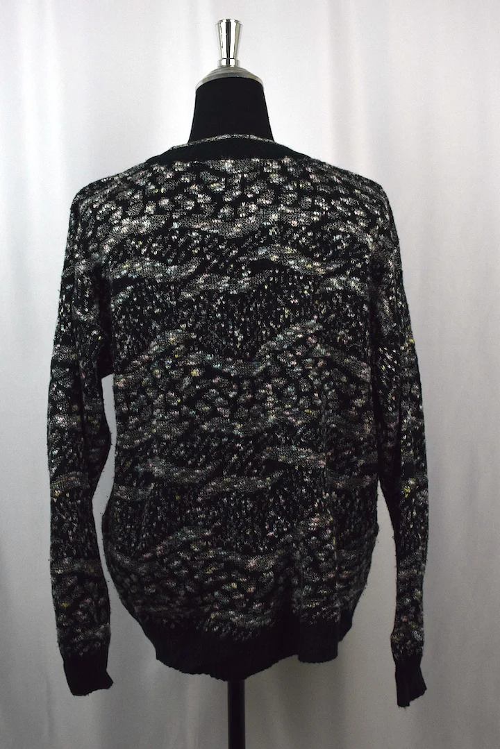 Pastel Abstract Pattern Knitted Jumper - Image 3