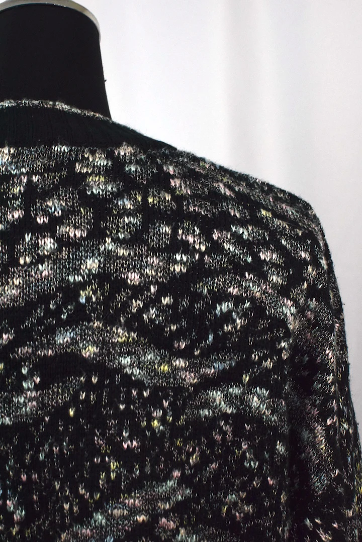 Pastel Abstract Pattern Knitted Jumper - Image 4